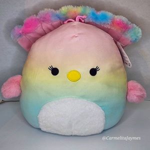 BRIANNIKA 🦚 Rainbow Ombré Peacock Original Squishmallow By Kellytoy NWT